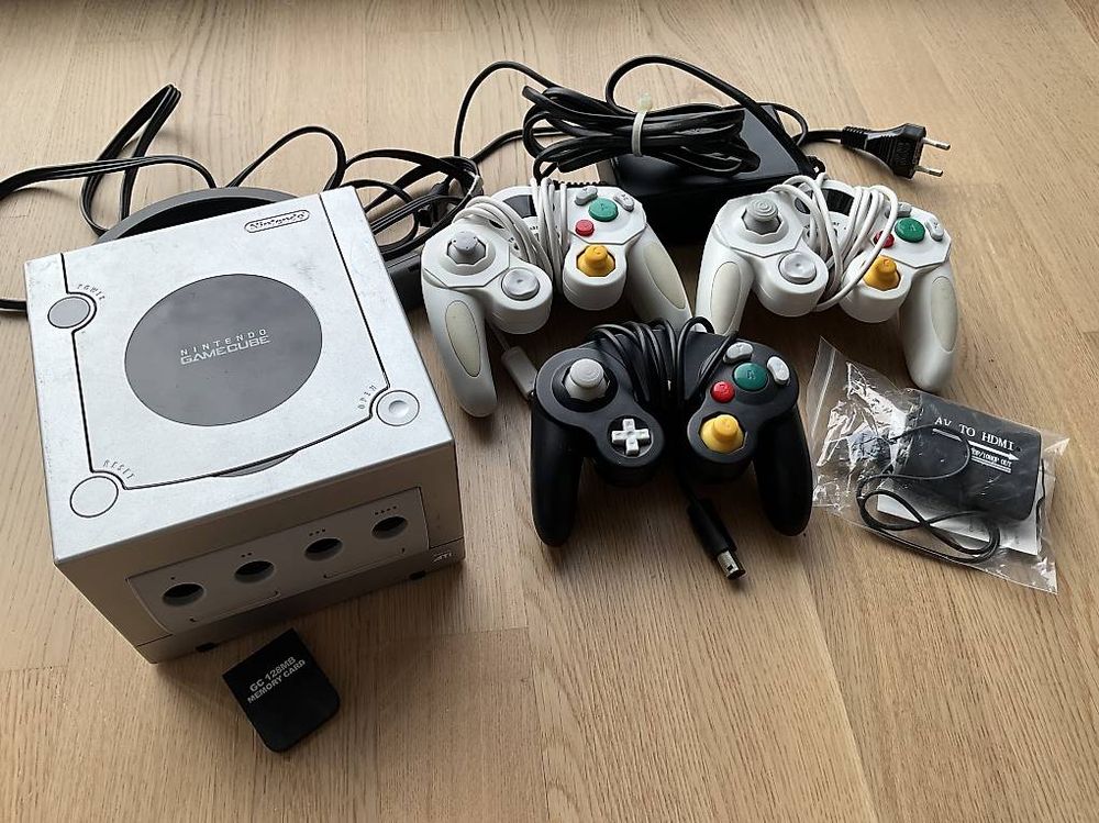 Nintendo Gamecube mit 3 Player, Memorycard & HDMI-Converter | Kaufen ...