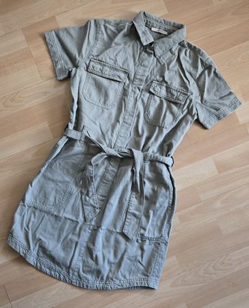 Neu Esprit Khaki Sommerkleid Gr. 36