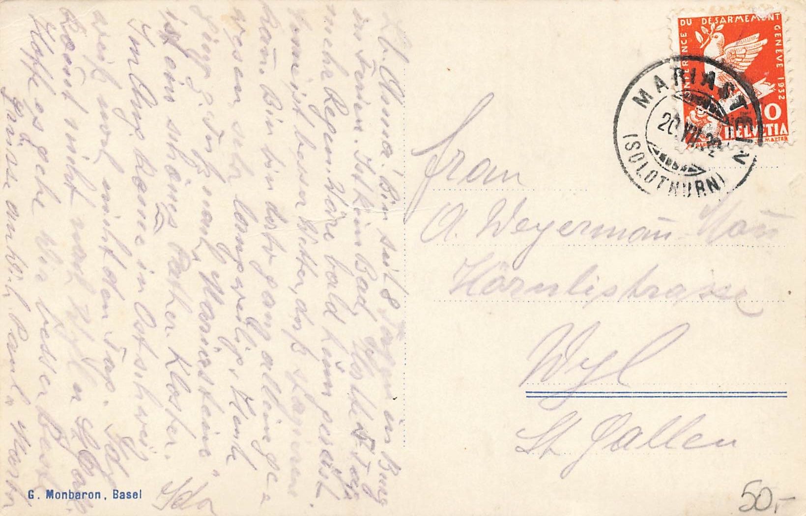 Cartoline postali: Birsigtal BL Birsigtal Bahn Panorama – Usato da Biasca venduto da Blenio71 1