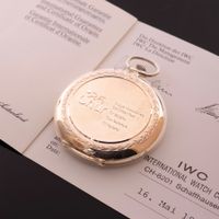 IWC Schützenuhr Savonette Silber Chur 1985