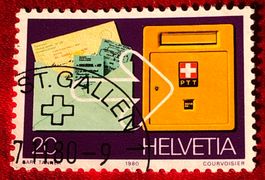 CH Briefmarken Vollstempel   
