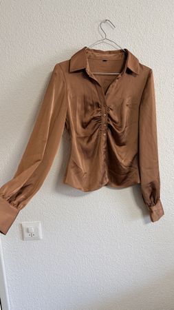 Zara Satin Bluse Gr. S (wie neu)