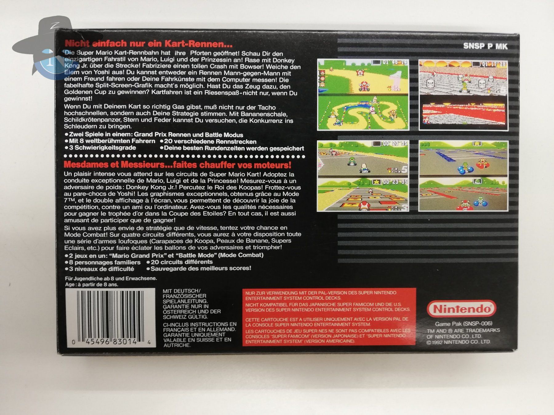 Nintendo Spiele: Super Mario Kart / Nintendo SNES – Gebraucht aus St. Gallen von  1