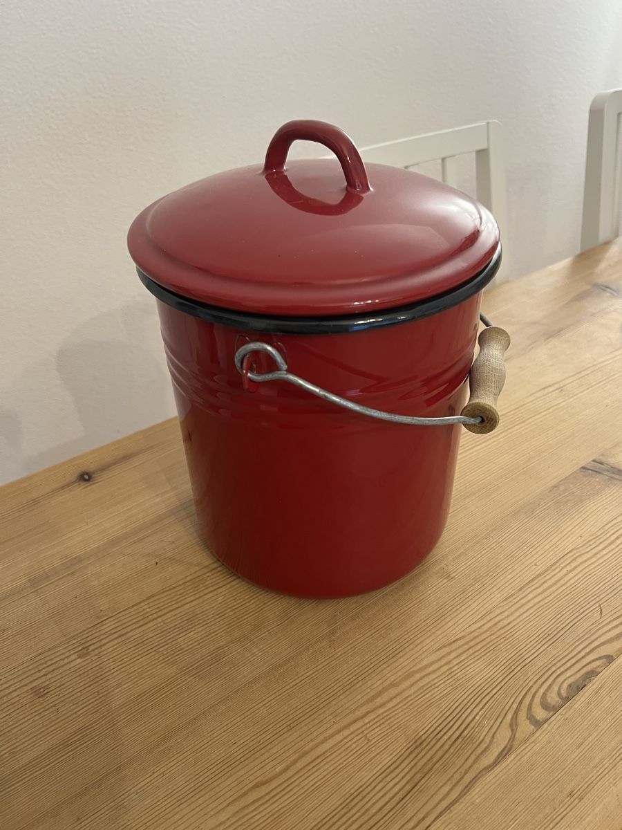 Sonstiges für Haushalt & Wohnen: Krüger Kompost Eimer Metall, NP 32.- – Neu (gemäss Beschreibung) aus Zürich von ViolettRosenRot