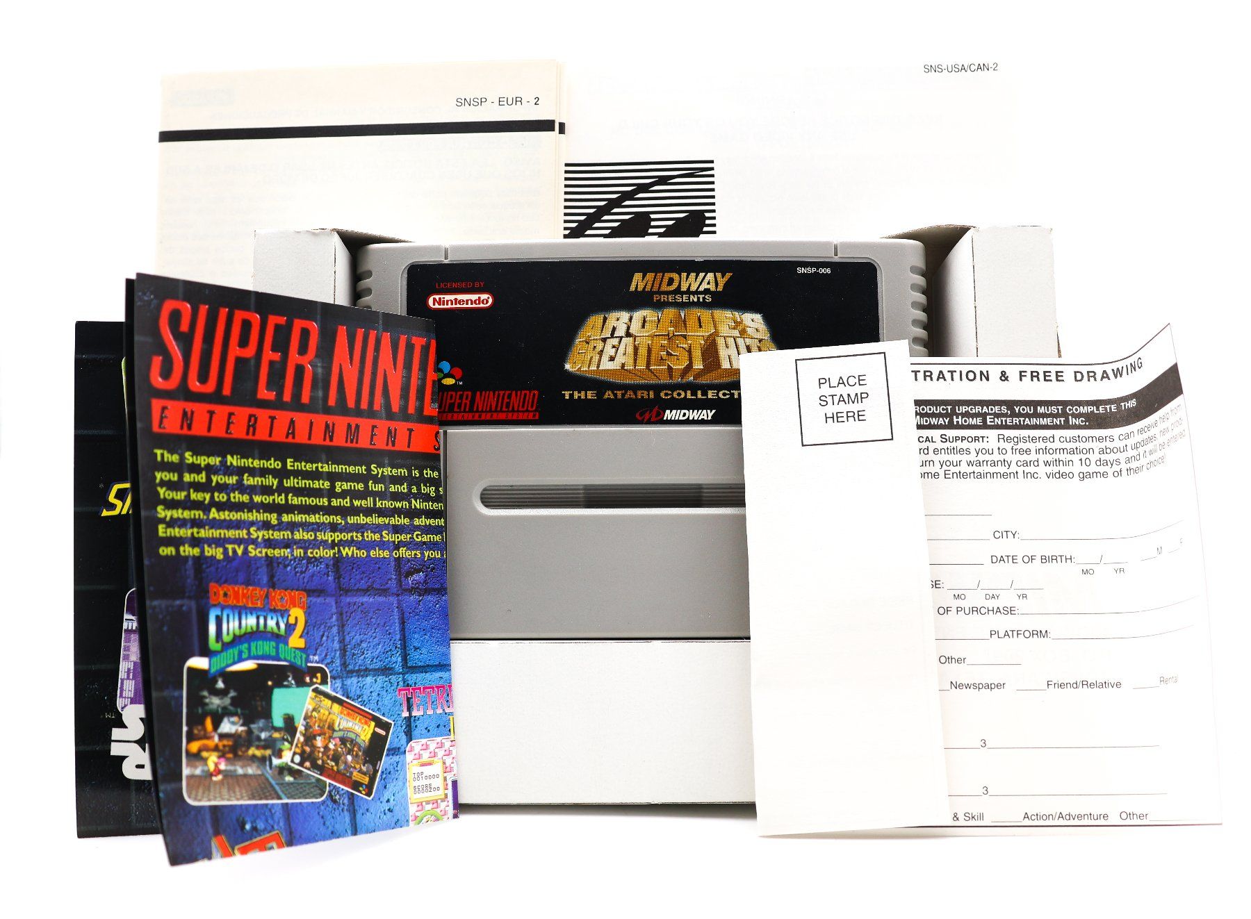 Nintendo Spiele: Arcade's Greatest Hits Atari Collection 1 PAL Boxed - SNES – Gebraucht aus Paudex von dindeboy 6