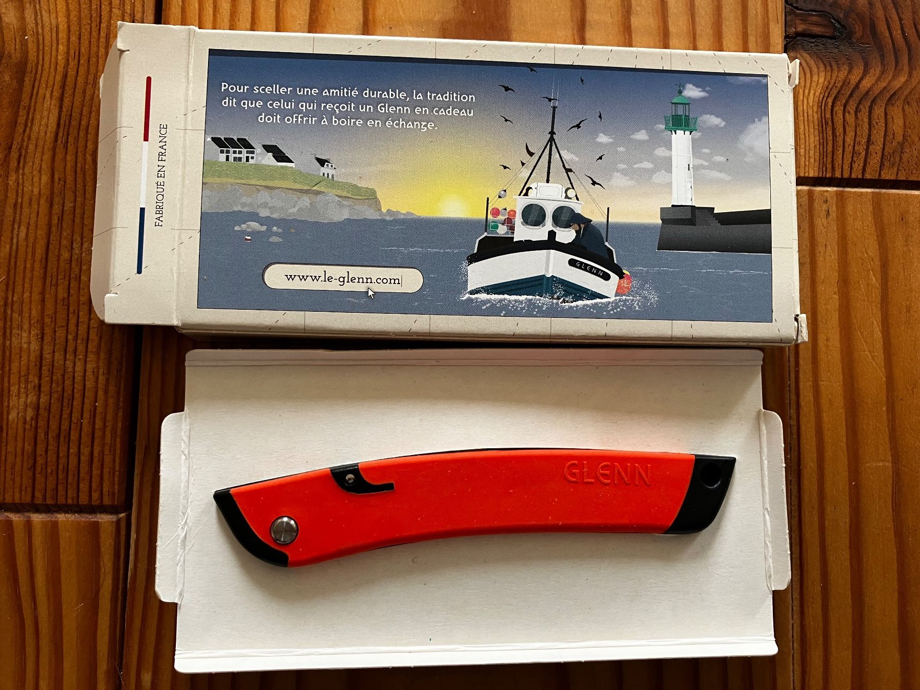 Coltelli tascabile: Nachhaltiges Seemanns Messer Le Glenn – Nuovo e nell'imballaggio originale da Uitikon Waldegg venduto da bac_6xcs 1