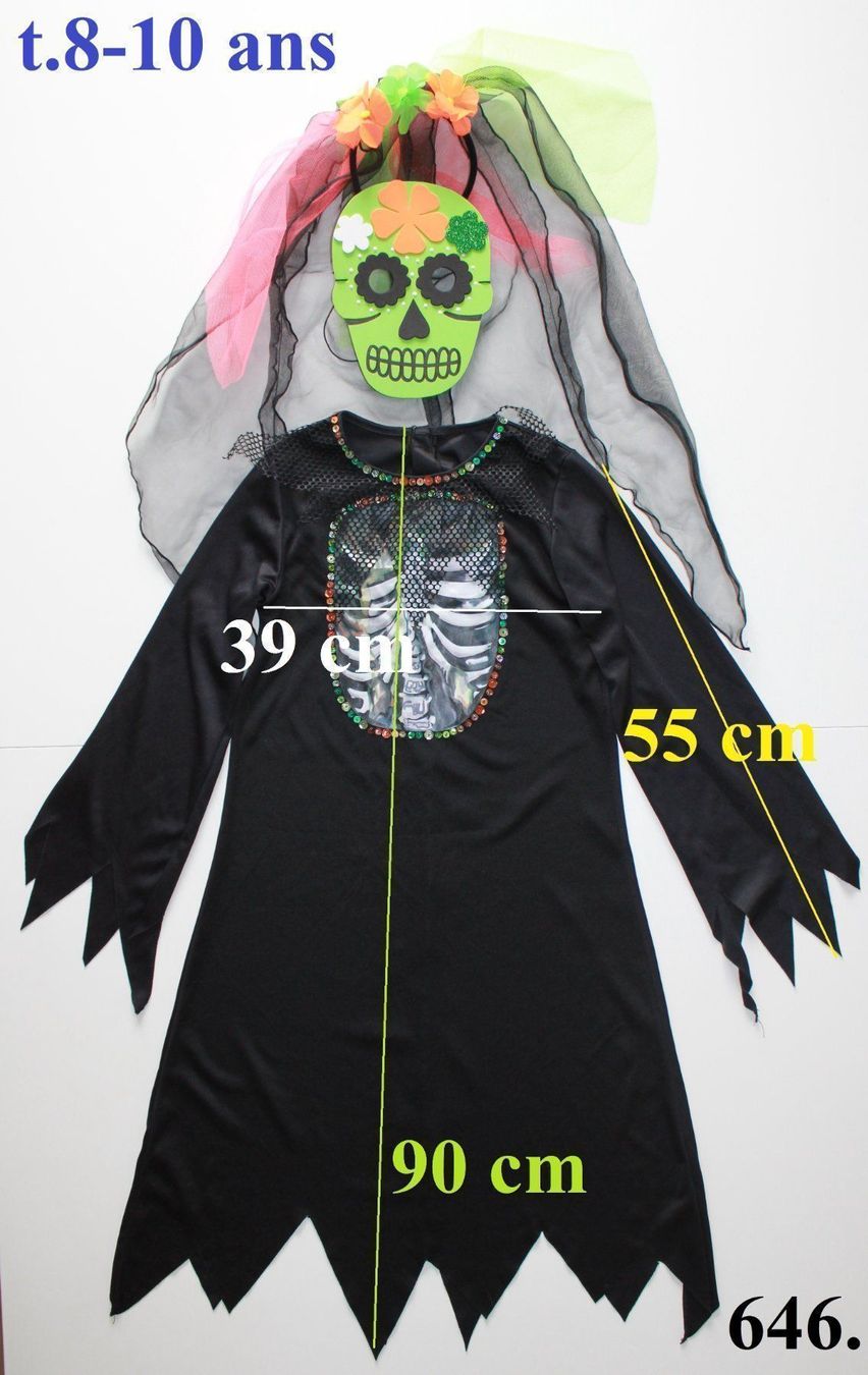 Costumi: Costume squelette / Skelett  t. 8 - 10 ans – Usato da Peseux venduto da CoolShoping 1