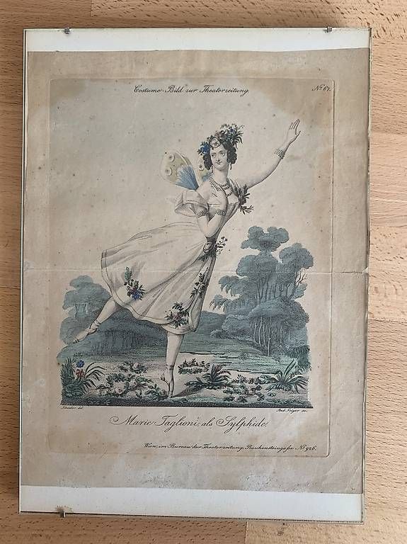 Stiche: Antiker Stich Marie Taglioni Sylphide – Gebraucht aus Muri AG von cag733