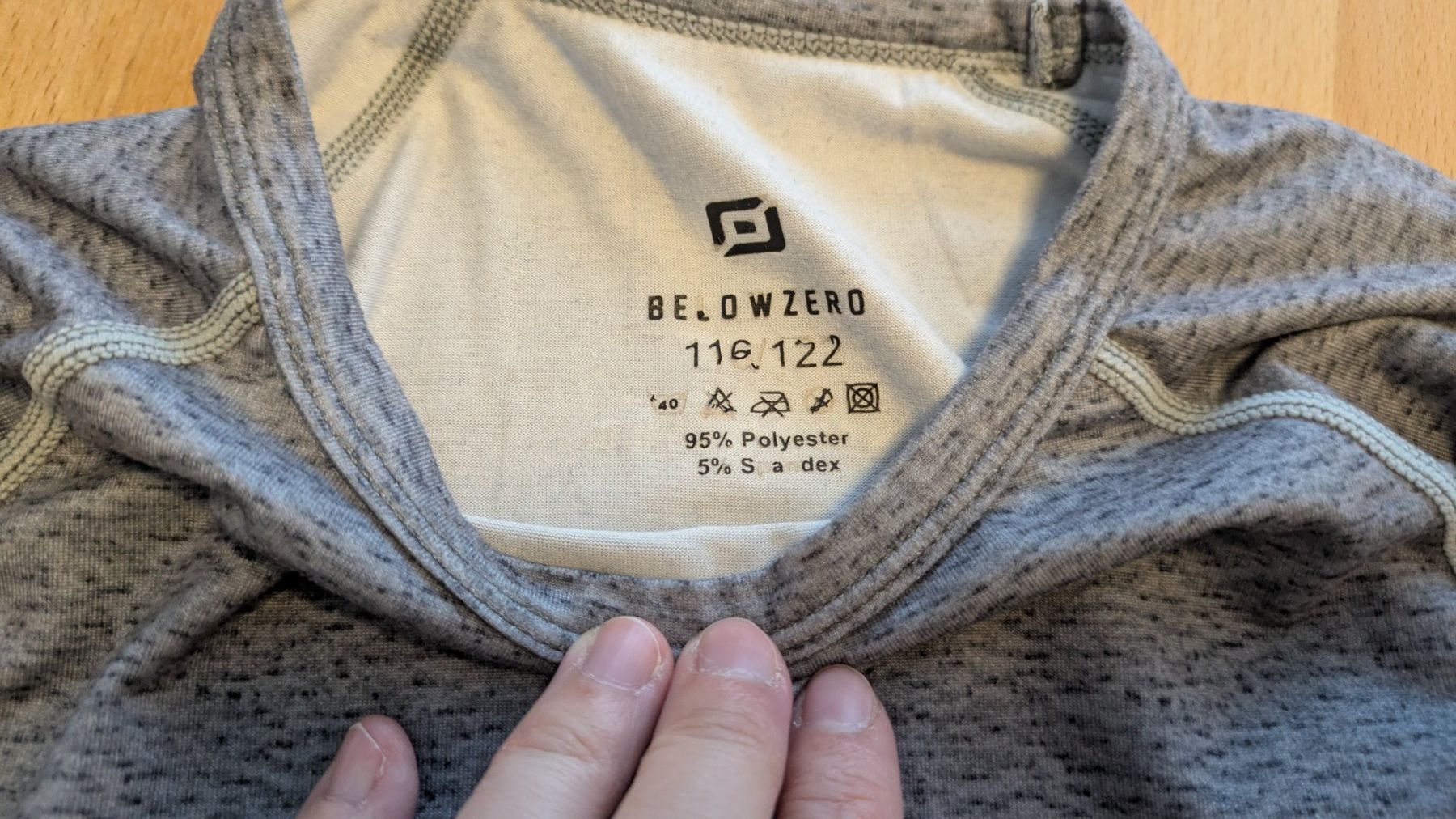 Biancheria intima: Belowzero Soft Thermo Underwear Set - Medium Light - 116 – Usato da Staufen venduto da Fleby84 1
