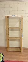 Ikea Wood Shelving Unit