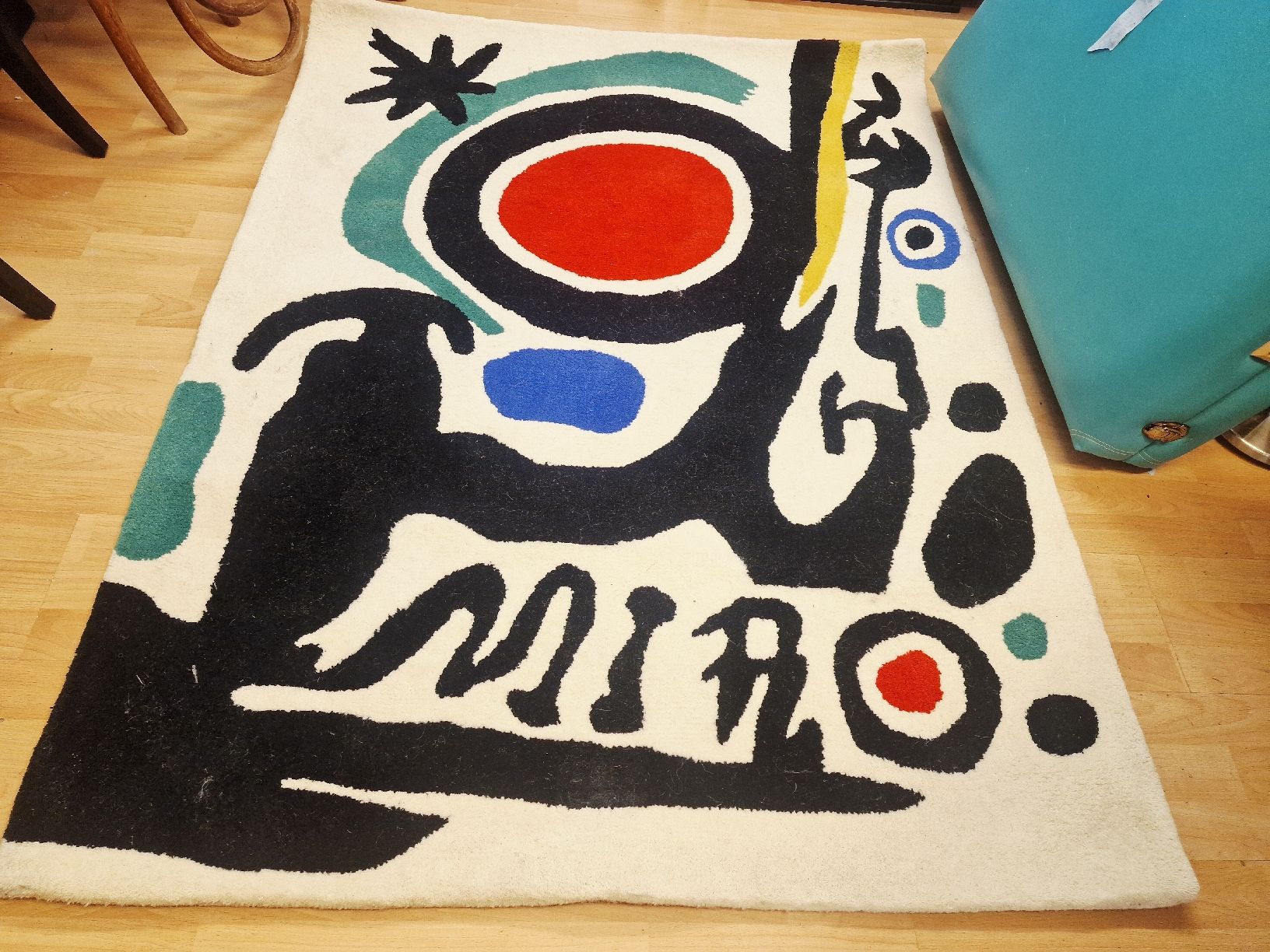 Teppiche: Teppich Miro Design modern bunte Farben gebraucht – Gebraucht aus BERN von Intarsia 1