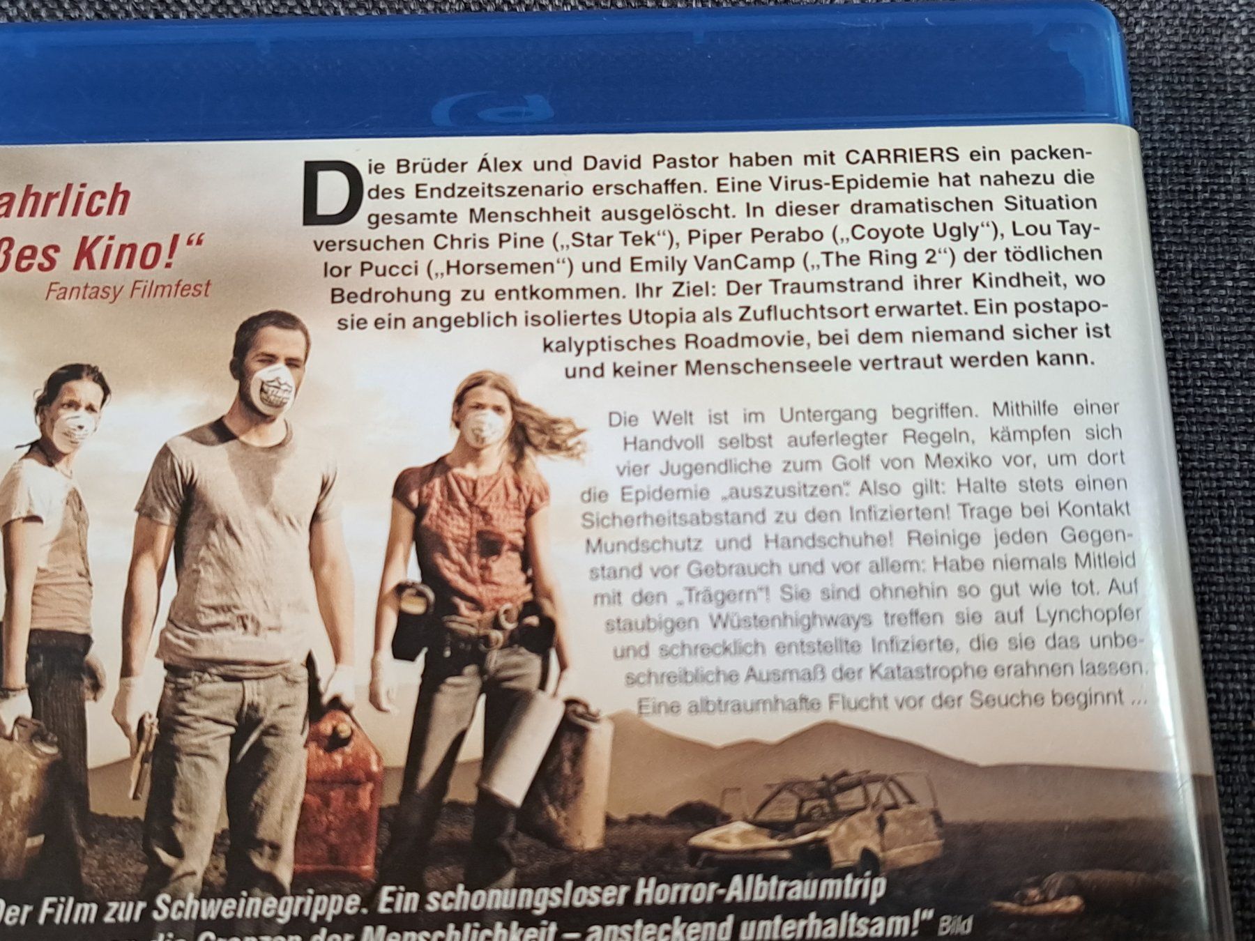 Tutti i DVDs: Blu-ray CARRIERS, Special Edition – Nuovo (secondo la descrizione) da Unterseen venduto da Kanica 2