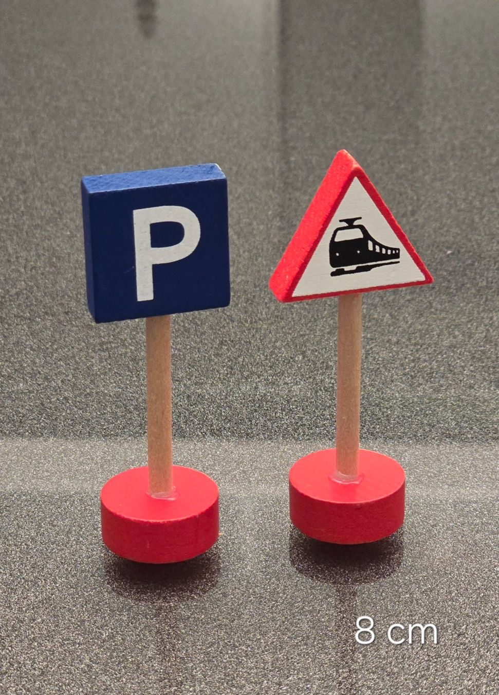 Giocattoli: Holzschilderli, Spielzeug, Eisenbahn, Parkplatz – Usato da Meggen venduto da everydaysale