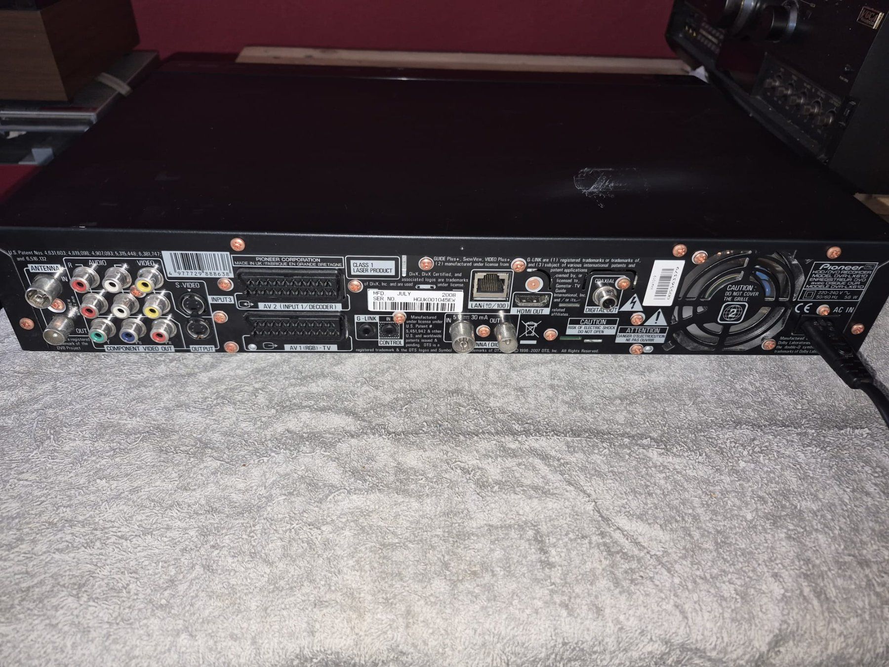 Pioneer Enregistreurs: Pioneer RW HDD DVD Recorder – D'occasion à Brüttisellen par Stargate39 2