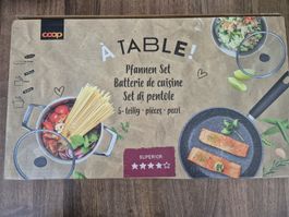 À TABLE! Pfannen Set 5-teilig neu