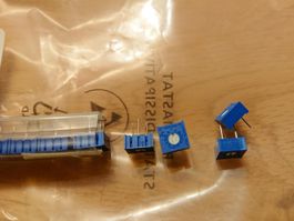 5x Trimmer 5k 10% RM2.5 - 3386F-1-502LF: Poti, Potentiometer