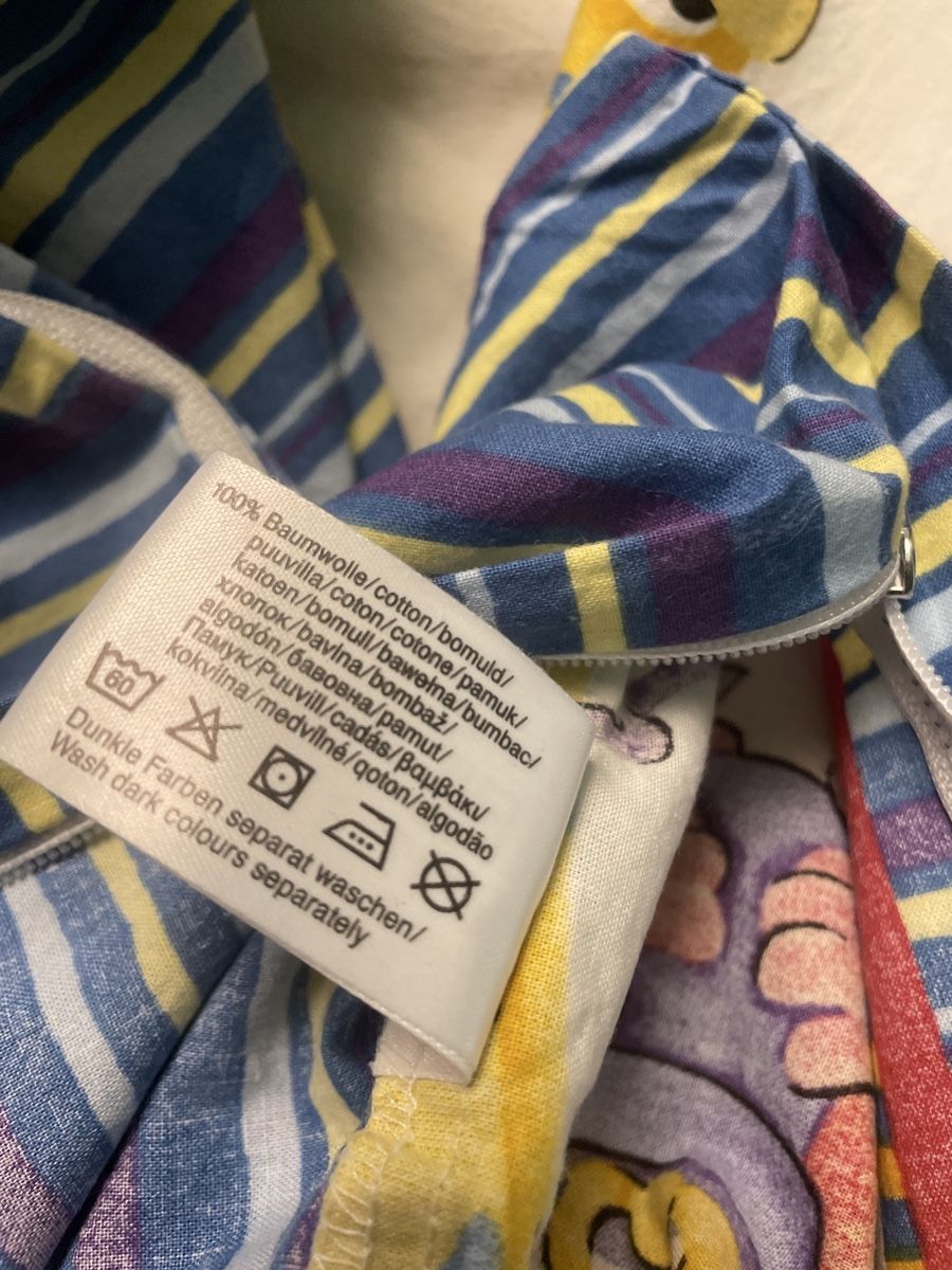 Biancheria da letto: Bierbaum Kinderbettwäsche 100% Baumwolle bunt – Usato da Obergerlafingen venduto da cabo4 3