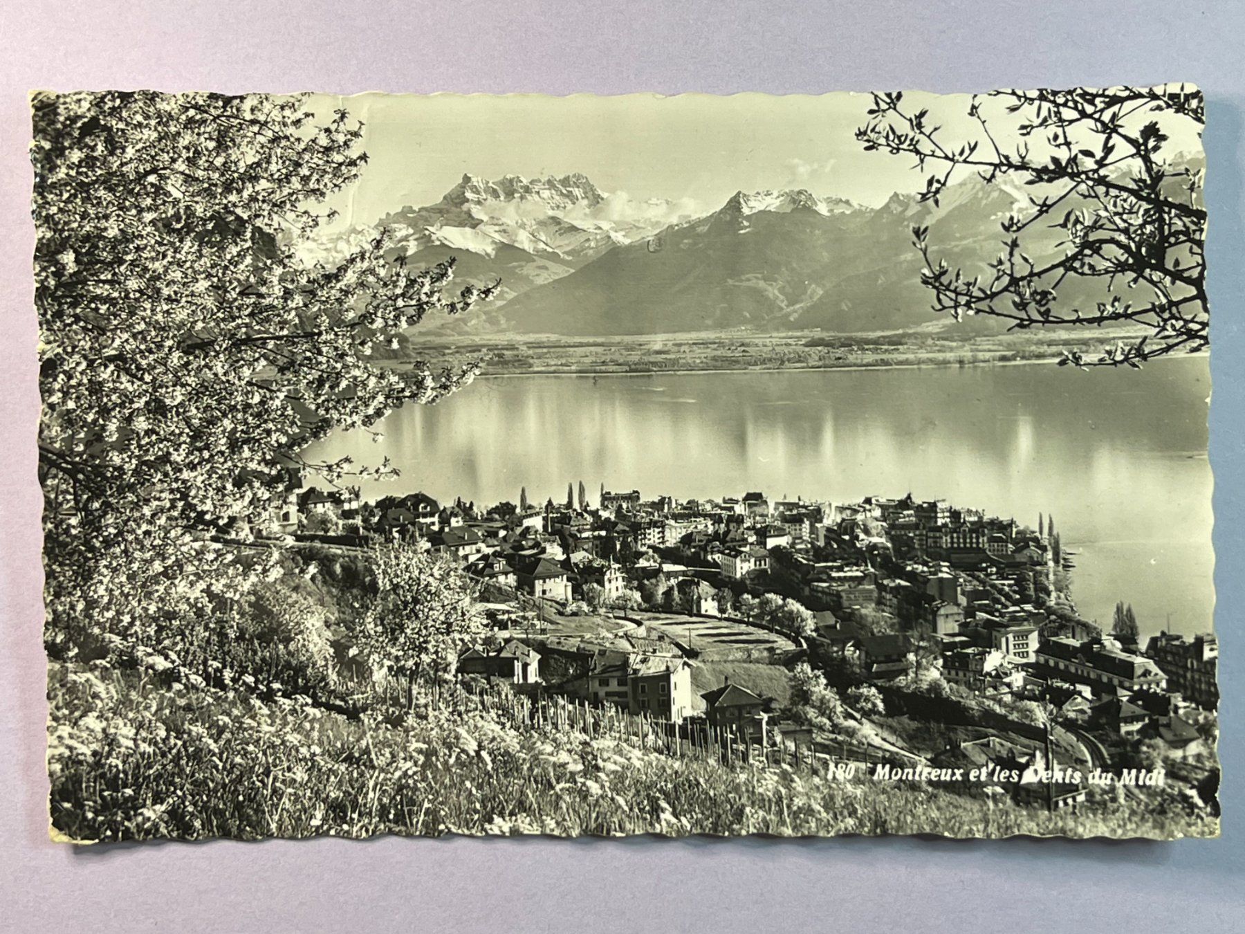 Ansichtskarten: Montreux et les Dents de Midi – Gebraucht aus Steg VS von _vinci_