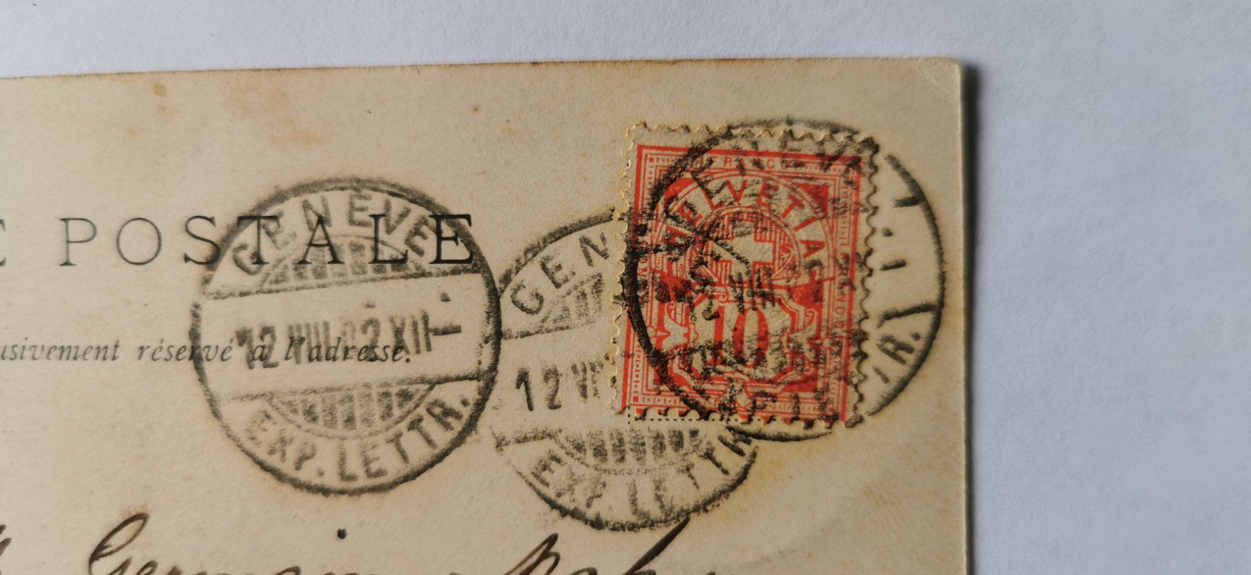 Alle Briefmarken: Postkarte 1902 – Gebraucht aus Aadorf von Chnorli-Furz 2