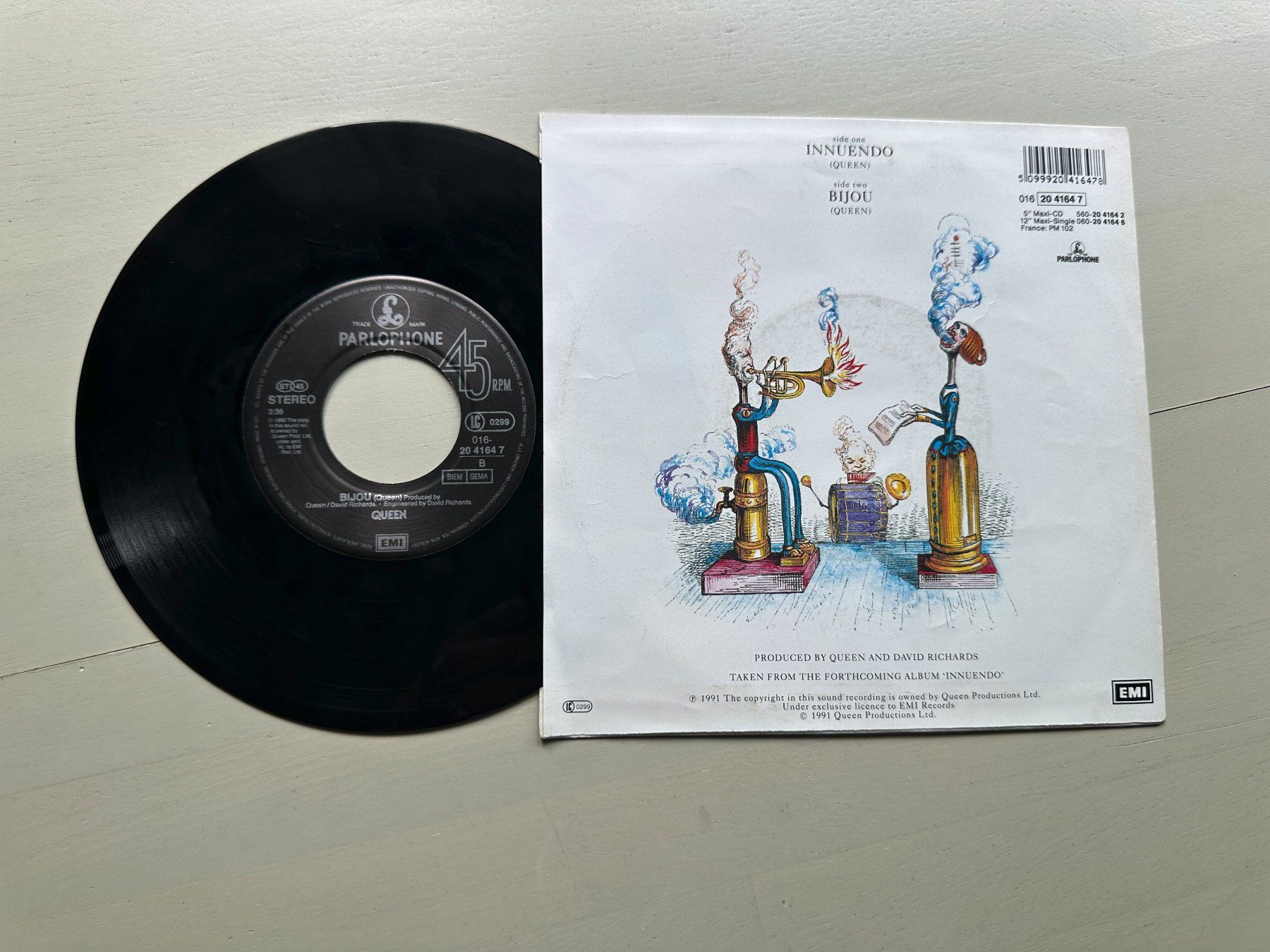 Dischi in vinile: QUEEN FREDDIE MERCURY tolle Single Innuendo 1991 Top rare – Usato da Basel venduto da Partridge 1