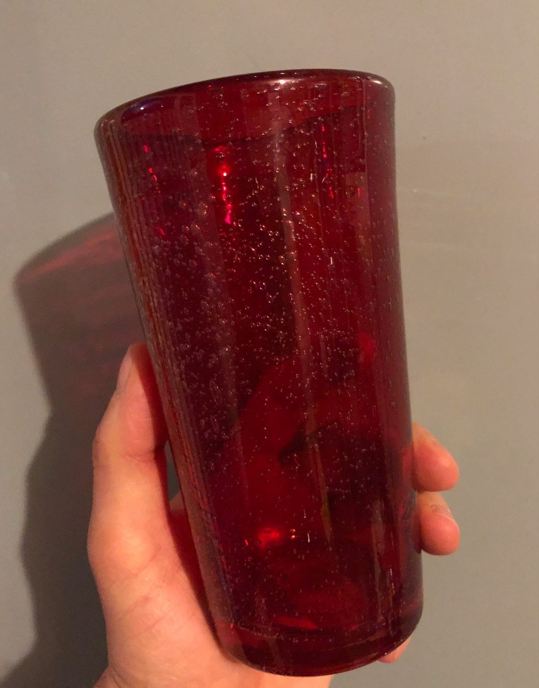 Bicchieri: Rote Trinkgläser 40cl (4er-Set) – Nuovo (secondo la descrizione) da Buchs SG venduto da Handyman77