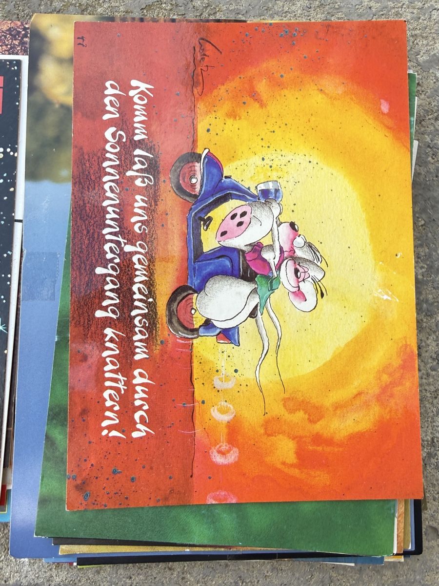 Ansichtskarten: 100 Vintage Postkarten / Werbung – Gebraucht aus Allschwil von Collector.Shop.Swizz 3