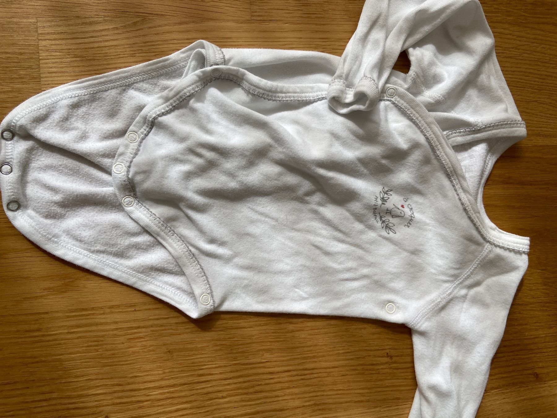 Petit Bateau Biancheria intima: Petit Bateau Langarm Bodies 3St Gr 67 – Usato da Zollikerberg venduto da Boston1981 2