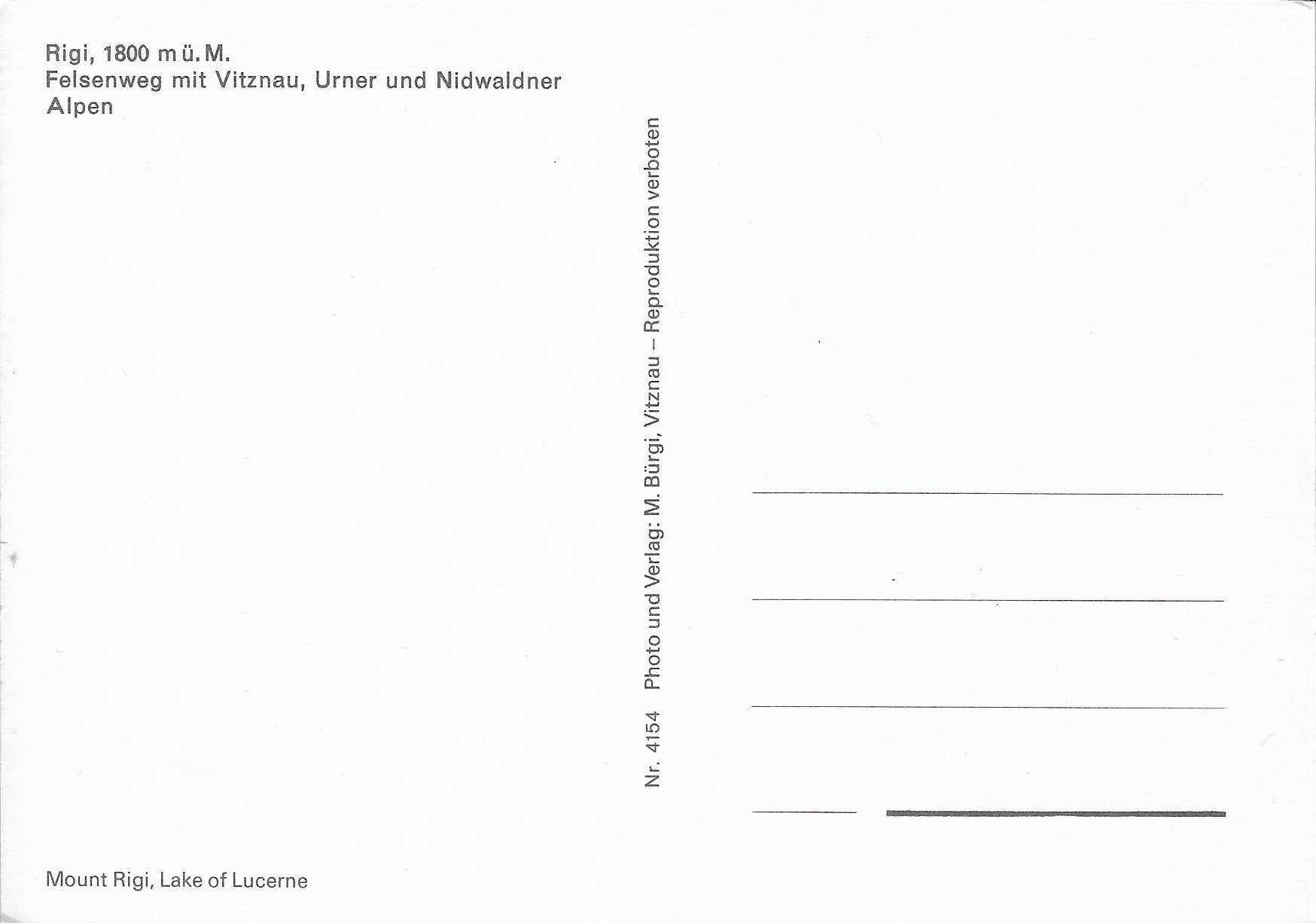 Cartoline postali: Rigi LU – Nuovo (secondo la descrizione) da Rothrist venduto da Stranglehold 1