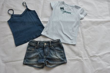 neu Shorts Ferre, Top Tommy Hilfiger , Tshirt 116 128