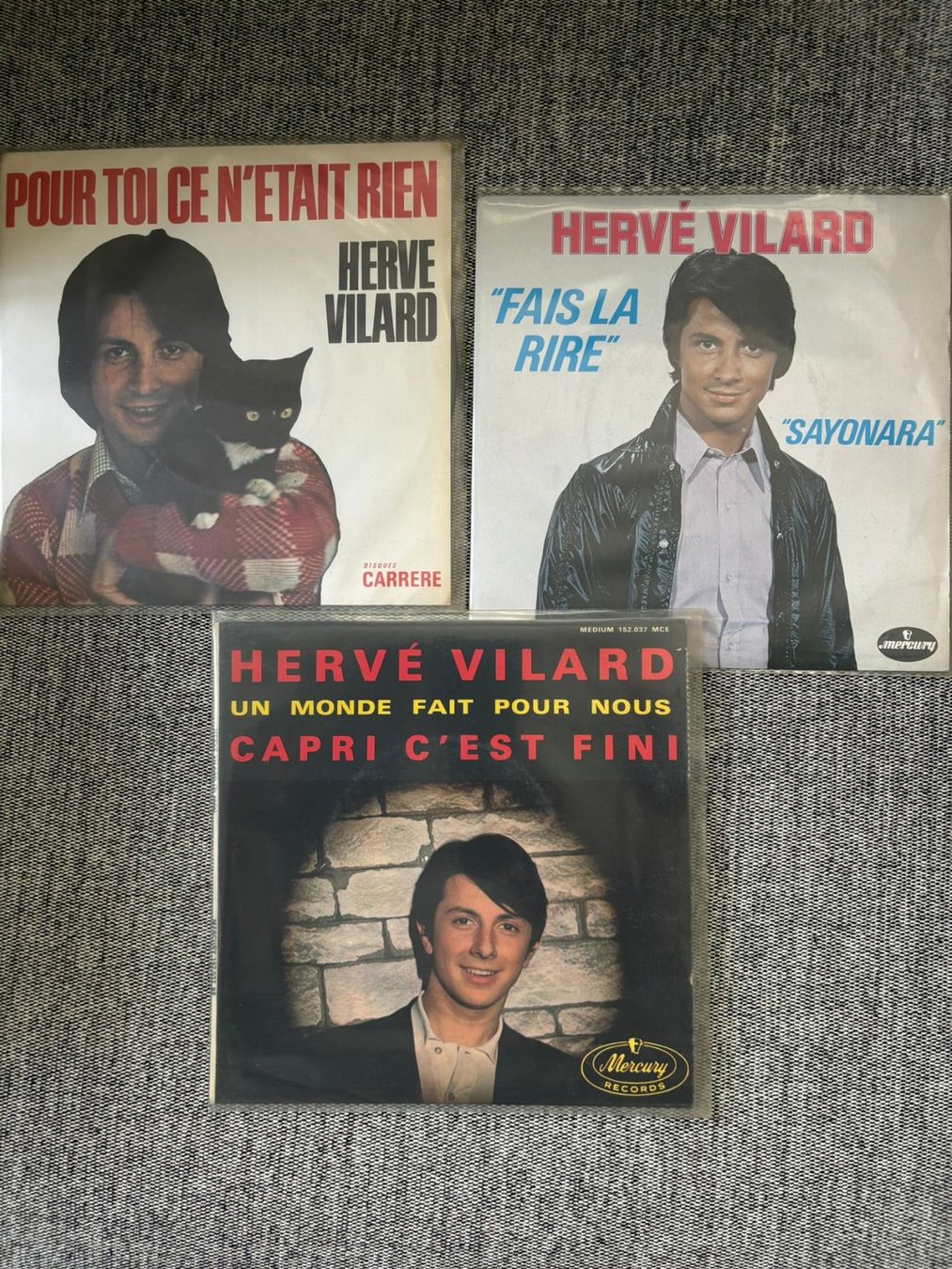 Schallplatten: 3xHerve Vilard Singles – Gebraucht aus Zofingen von Bigron