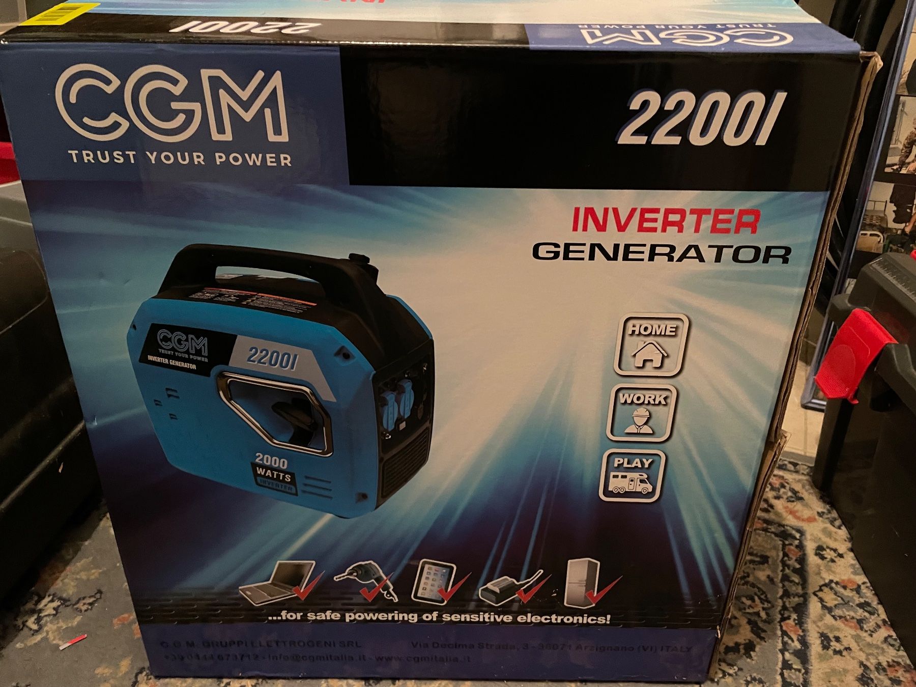 Generatori di corrente: Groupe électrogène - 230 V / 2000 W. (NEUF) – Nuovo e nell'imballaggio originale da Versoix venduto da alabonafer 5
