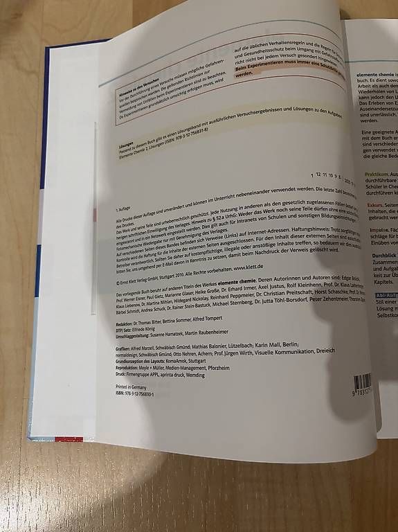 Bücher: elemente chemie 2 – Gebraucht aus Wabern von saa_y6kt 1