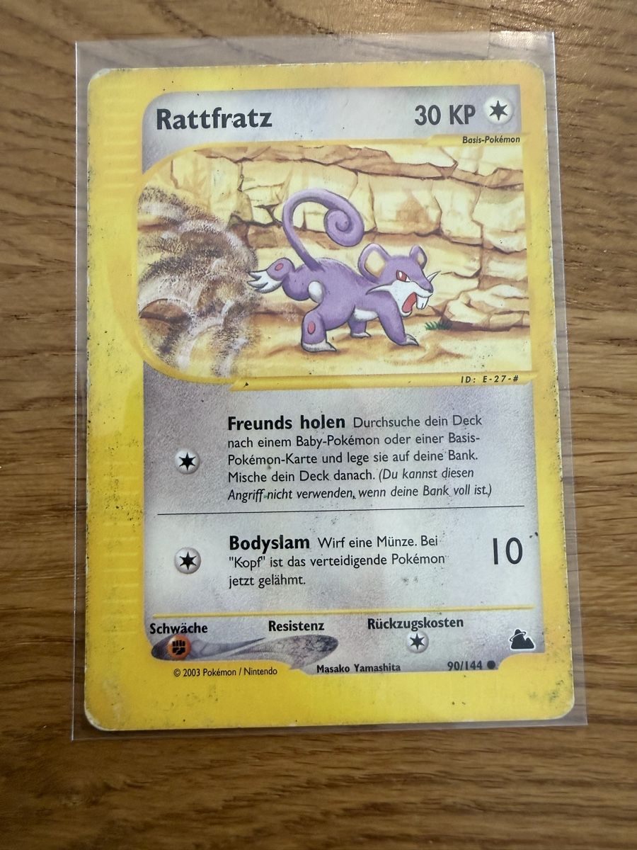 Pokémon Cartes à collectionner: Rattfratz 90/144 – D'occasion à Amriswil par sim_nlb6