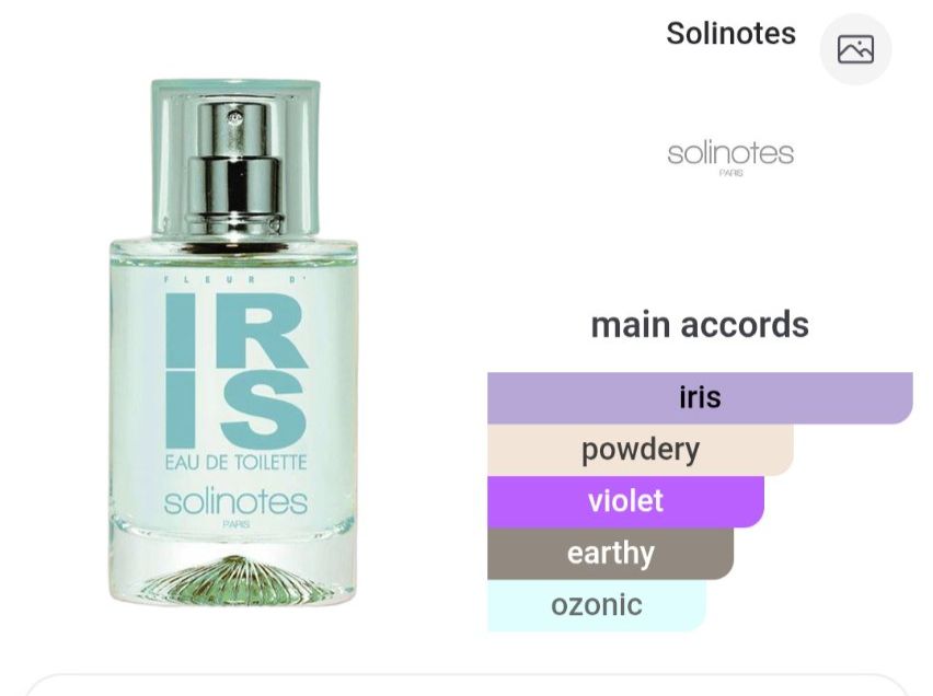 Profumi & Eau de Toilette: Solinotes Fleur d'Iris Eau de Parfum 50ml – Usato da Langnau am Albis venduto da dav_n72f 1