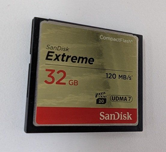 Sandisk Schede di memoria: Sandisk Extreme CompactFlash CF Karte 32GB – Nuovo (secondo la descrizione) da Zollikofen venduto da dublerone 2