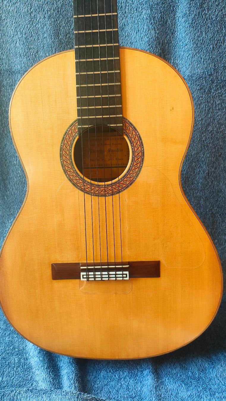 Strumenti musicali: Spanische Gitarre Ricardo Sanchís, restauriert – Usato da Zürich venduto da Carpenters-of-Old 2
