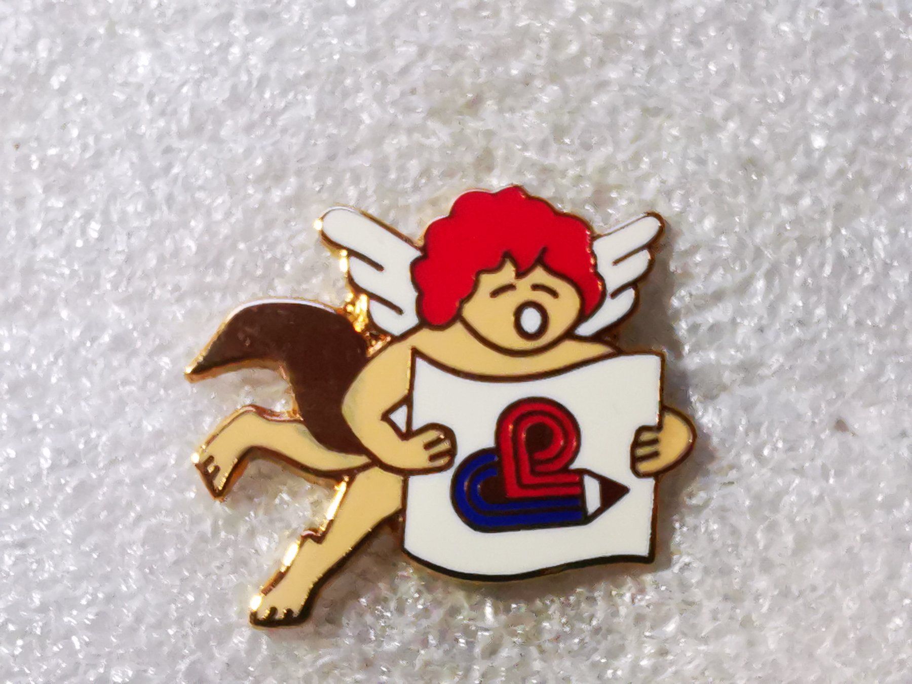 Placchette & Badge: Ansteckpin 102: Papeterie – Usato da Oppligen venduto da Pin-Fall-Shop