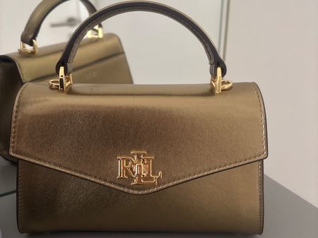 Handtasche Lauren Ralph Lauren goldfarben neuwertig