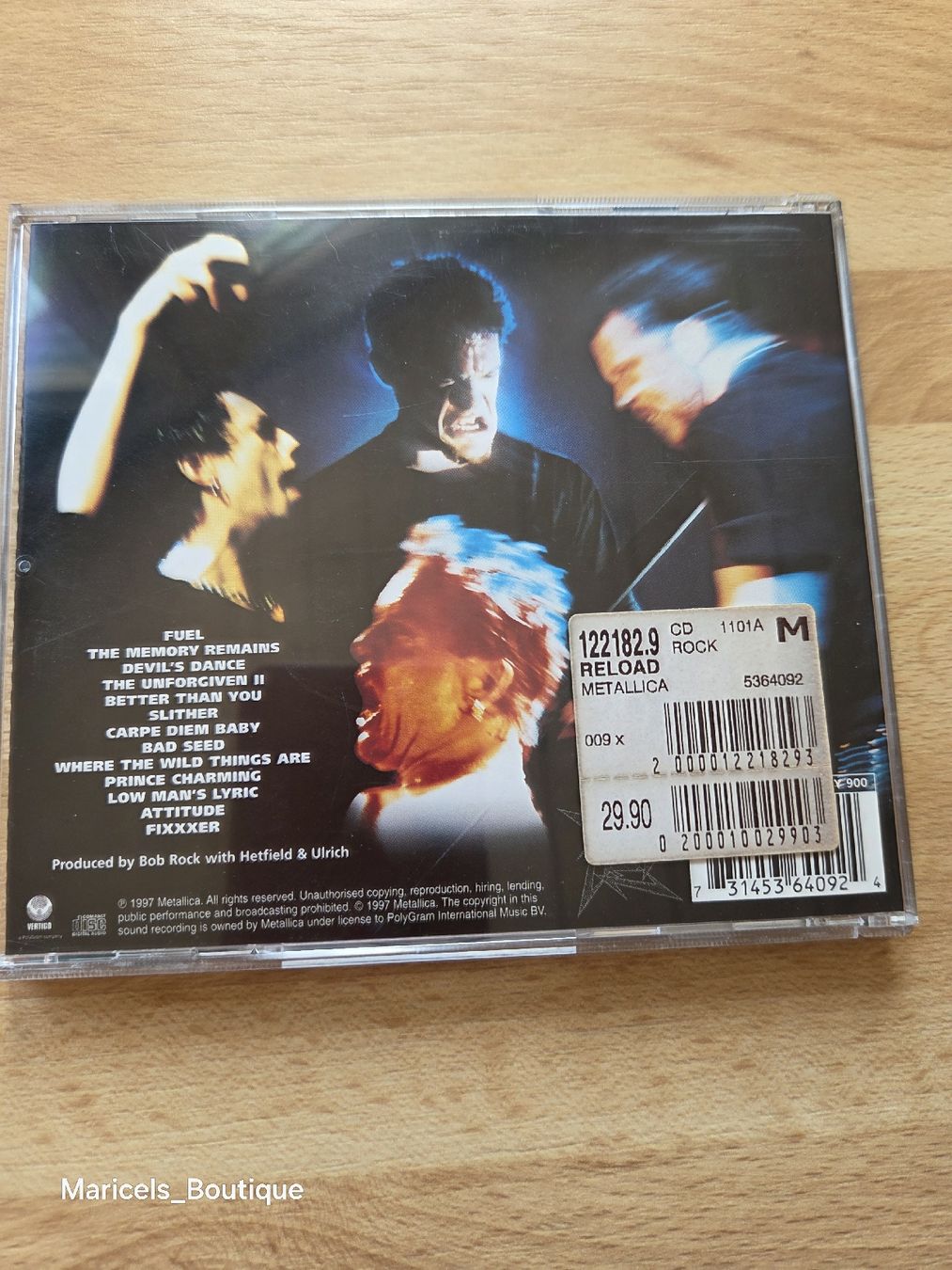 CD: Metallica Reload CD Album Good Condition – Usato da Winterthur venduto da Maricels_Boutique 1