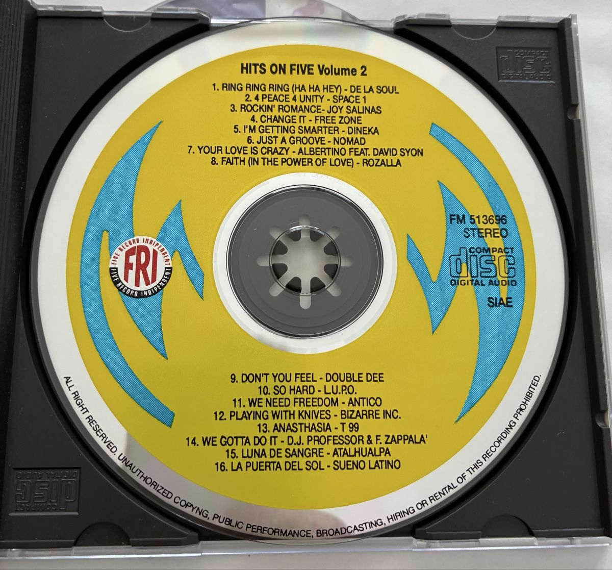 CDs: HITS ON FIVE VOL. 2 - VARIOUS - MIXED (1991) – Gebraucht aus Sarnen von m-basic 2