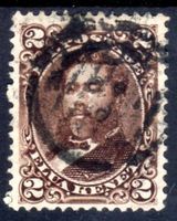 HAWAI KÖNIG KALAKAUA 1891 GESTEMPELT - AX109