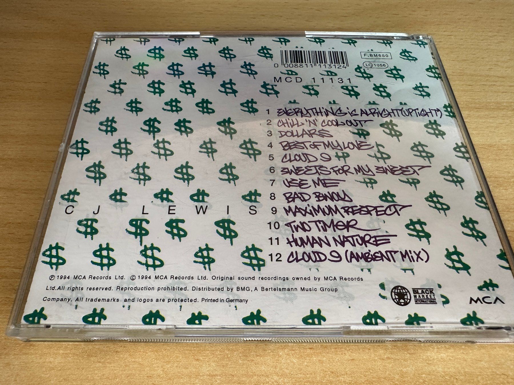 CD: C.J. Lewis – Dollars – Usato da Rikon im Tösstal venduto da Alpenmutz 1