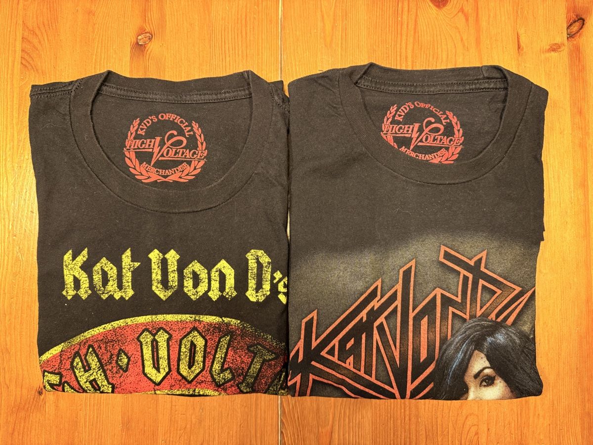 T-shirt: Kat Von D, T-Shirt‘s – Usato da Kerns venduto da roc2554