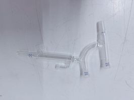 Kleine Destilationsbrücke LTS aus Glas mit 14/23 Schliff