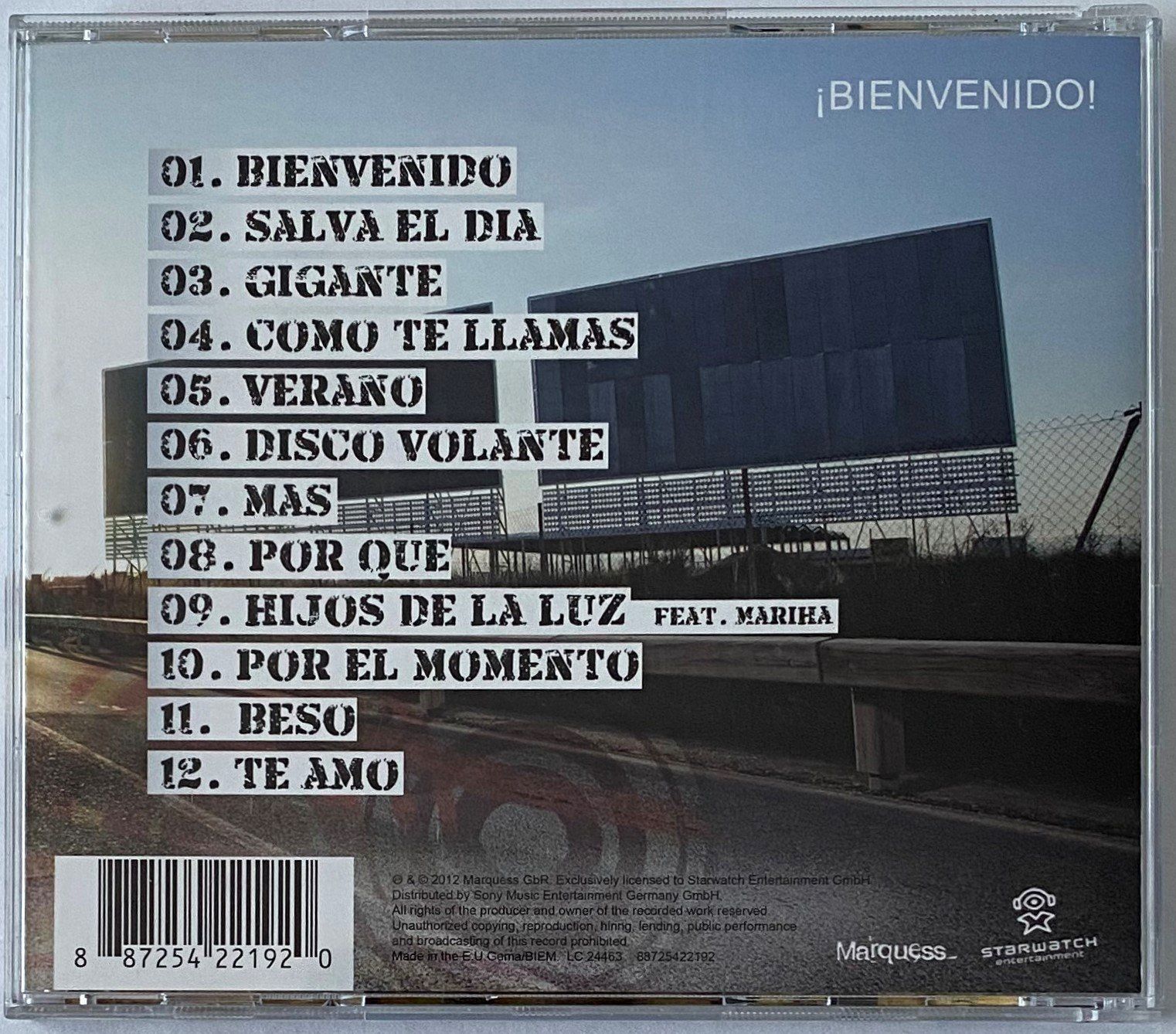 CD: Marquess, Bienvenido! – Usato da Flums venduto da Asquillo 1