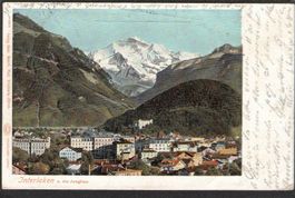 AK Interlaken und die Jungfrau , 1903