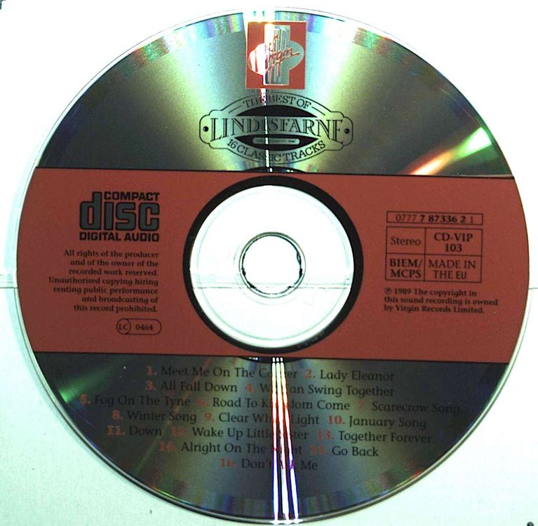 Lindisfarne – The Best Of Lindisfarne - 16 Classic Tracks | Kaufen auf ...