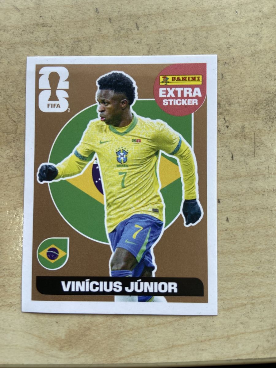 Panini Cartes à collectionner: Panini  Extra Sticker VInicius Junior bronze – Neuf (Voir description) à Lotzwil par kie_t777