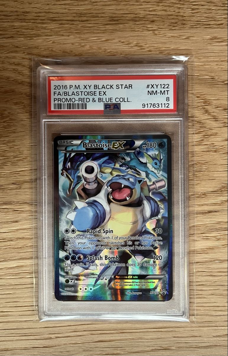 Pokémon Carte collezionabili: 2016 Blastoise EX FA Promo Red & Blue Collection PSA 8 – Nuovo (secondo la descrizione) da Liebefeld venduto da lyluth
