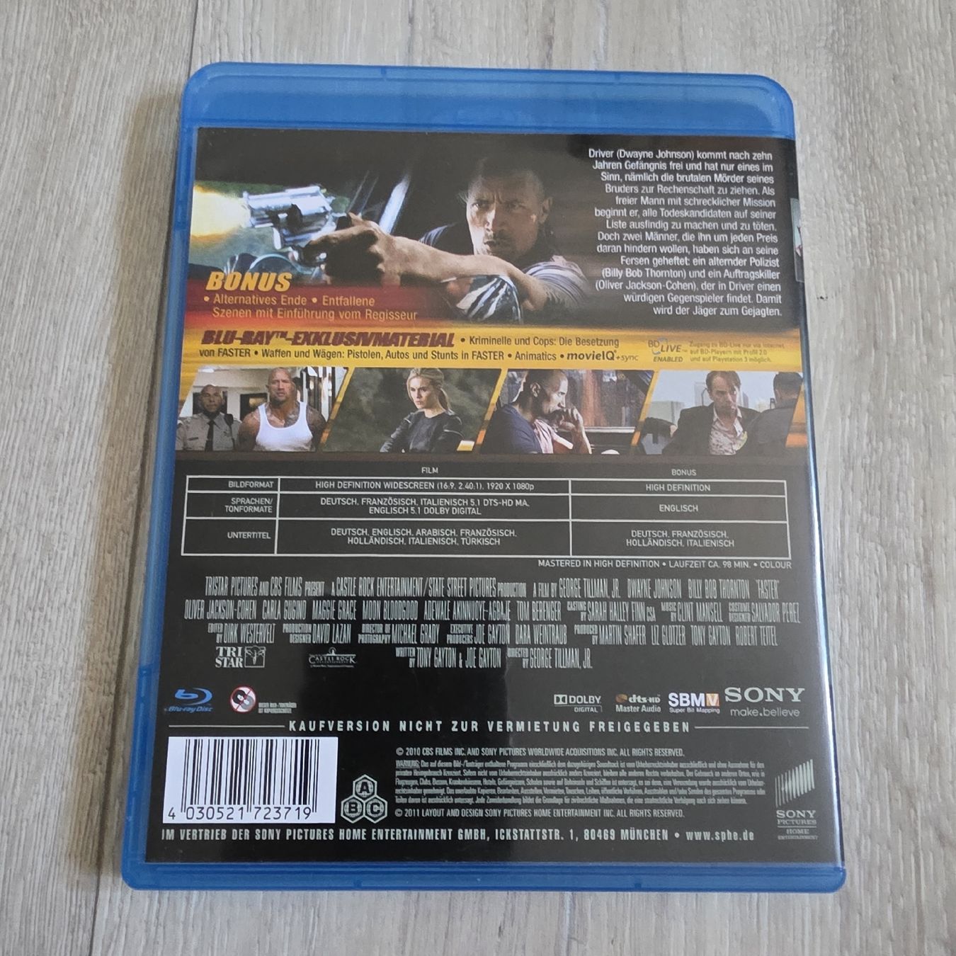Alle DVDs: Faster – Gebraucht aus Wigoltingen von Zuckerfee84 1